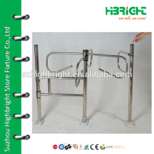 Supermarket Mechanical turnstile barrier swing gate